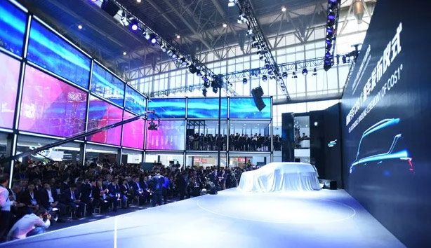 YIPLED® Ice Screen On Creative Stage At BJIAS